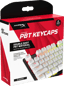 HyperX PBT Keycaps, Vit Nordisk Layout