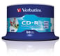 CD-R Verbatim 700MB 52x 50p Printable