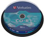 CD-R Verbatim 700MB 52x 10p, Spindel