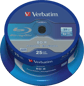 Verbatim BD-R SL Blue-ray 25GB 6x 25 Pack