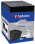 Verbatim DVD-fodral 25-pack Svarta, Slim