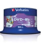 DVD+R Verbatim 4.7GB 16X 50p Wide Printable