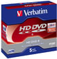 Verbatim HD DVD-R 15GB 5p Single Layer 2X