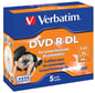 DVD-R Verbatim 2,4X 2,66GB Dual Layer, 5p, 8cm