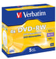 DVD+RW Verbatim 4.7GB 4X 5p