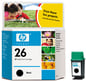 Bläckpatron HP Nr 26 Svart