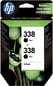 Bläckpatron HP 338 Svart 2-pack