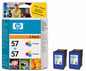 Bläckpatron HP Nr 57 3-färg, 2-pack