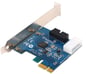 Internt 2-portar USB 3.0 kontrollerkort Silver