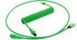 CableMod Pro Coiled Cable - Viper Green