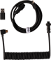 Keychron Coiled Aviator Cable 8K Svart