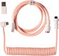 Keychron Coiled Aviator Cable 8K Ljusrosa