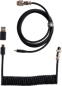 Keychron Coiled Aviator Cable 8K Rak Svart