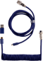 Keychron Coiled Aviator Cable 8K Rak Blå
