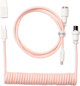 Keychron Coiled Aviator Cable 8K Rak Rosa