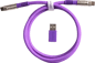 Keychron Double-Sleeved Geek Cable 8K Lila