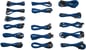 Corsair AX1200 sleeved cables, Blå