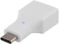 DELTACO USB 2.0 Adapter C ha till A ho Vit