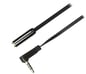 Audio-kabel 3.5mm ha-ho Vinklad Svart 1m
