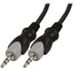 Audiokabel 3,5mm ha-ha, 1m