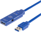 DELTACO USB 3.0 förlängningskabel A ha-A ho Aktiv Blå 7m