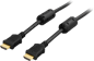 DELTACO HDMI-kabel 2.0 ha-ha Svart 2m