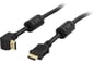 HDMI-kabel 1.4 ha-ha 1m Vinklad Svart