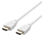 DELTACO HDMI-kabel 2.1 ha-ha Vit 3 m