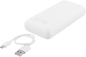 DELTACO Powerbank 20000 mAh Vit