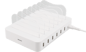 DELTACO Laddningsstation 6x USB-A portar Vit