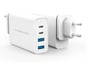 Hyper Väggladdare GaN 2x USB-C 2x USB-A 100 W Vit