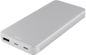DELTACO Powerbank USB-C 10 000 mAh Silver