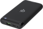 DELTACO Powerbank Qi 10 000 mAh Svart
