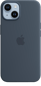 Apple iPhone 14 Silikonskal Magsafe Stormblå