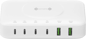 4smarts 7 in 1 GaN Laddningsstation 100W med Qi laddning Vit