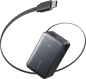 Anker Nano Powerbank 10000 mAh, 45W med inbyggd USB-C Kabel Svart