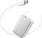Anker Nano Powerbank 10000 mAh, 45W med inbyggd USb-C Kabel Vit