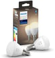 Philips Hue White E14 P45 Klot 2-pack