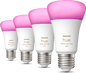 Philips Hue White Color 6.5W E27 4-pack