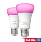 Philips Hue White Color 9W E27 2-pack