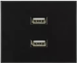 Shelly USB-laddare för Shelly Wall Display Bordsställ Svart