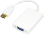 DELTACO Adapter HDMI ha till VGA ho Vit 0.2m