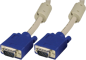 DELTACO VGA-kabel ha-ha HD15 10m
