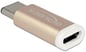 Delock USB 2.0 Adapter Micro-B ho till C ha Koppar