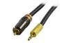 3,5mm till koaxial S/PDIF RCA 75ohm 1m