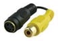 Adapter S-VHS Mini DIN4 ho till 1xRCA ho
