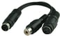 Adapter S-VHS 7 polig till 5 polig, ha-ho