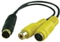 Adapter S-VHS 9 polig till 5 polig, ha-ho
