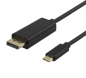 DELTACO DisplayPort - USB-C Svart 2 m