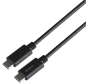DELTACO USB-C till USB-C kabel, 5 Gbit/s, 5A, 2m,